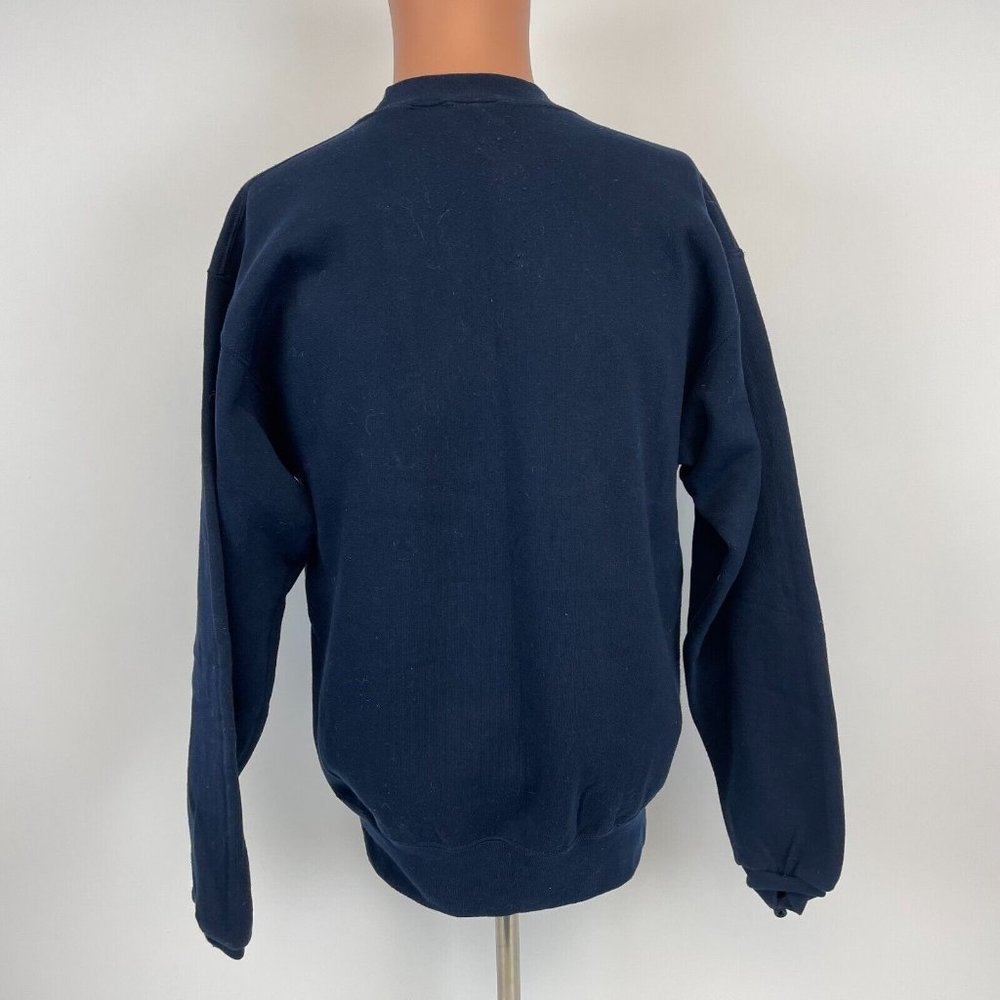 United States Army Fort Gordon Georgia Crewneck Sweatshirt Vtg MJ Soffe Blue M - Picture 3 of 4